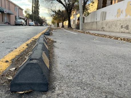 Desaparece la ciclovía en el bulevar Venustiano Carranza