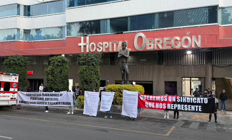 Disputa entre sindicatos anuncia emplazamiento a huelga en Hospital Obregón en CDMX