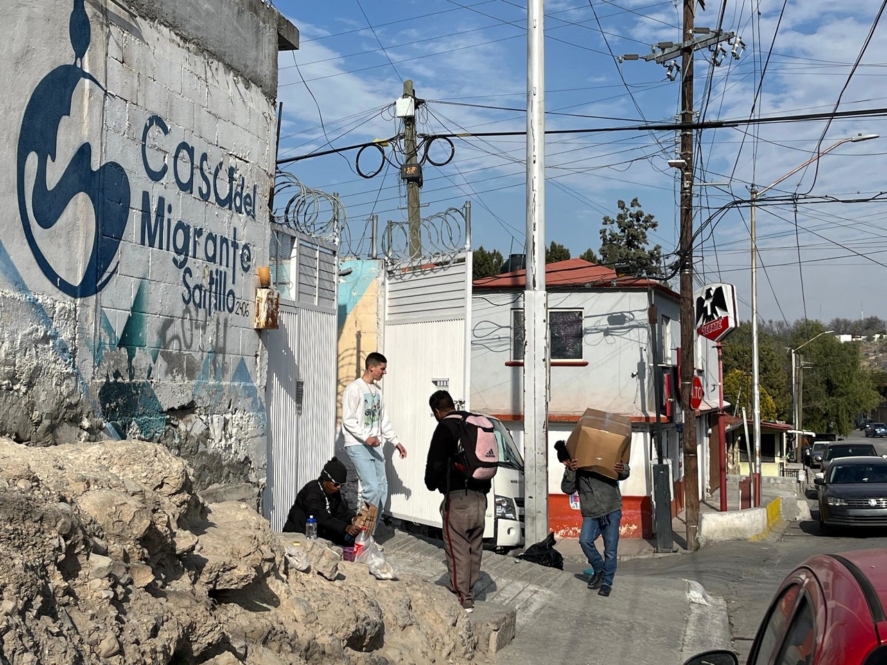 La Casa del Migrante en Saltillo recibe a personas de distintas nacionalidades. (Fotografía: Leslie Delgado)