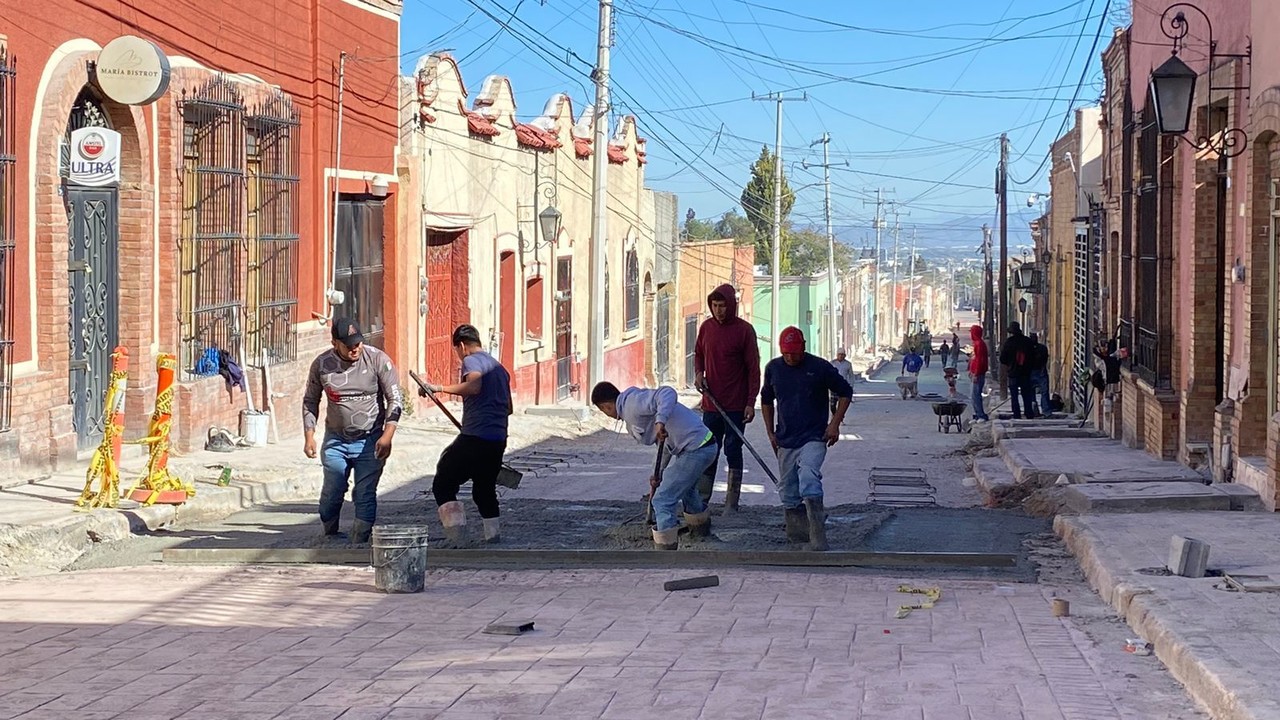 Calle de General Cepeda inconclusa al final de 2024. Foto de Héctor Recio.