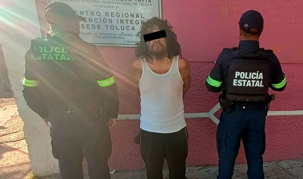 Capturan a hombre acusado de agresión sexual y violencia física en Lerma. Foto: @SS_Edomex