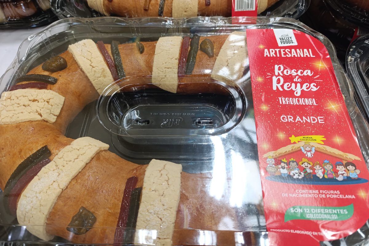 Soriana ofrece gran variedad de sabores de rosca de reyes. Foto: Victoria Jiménez