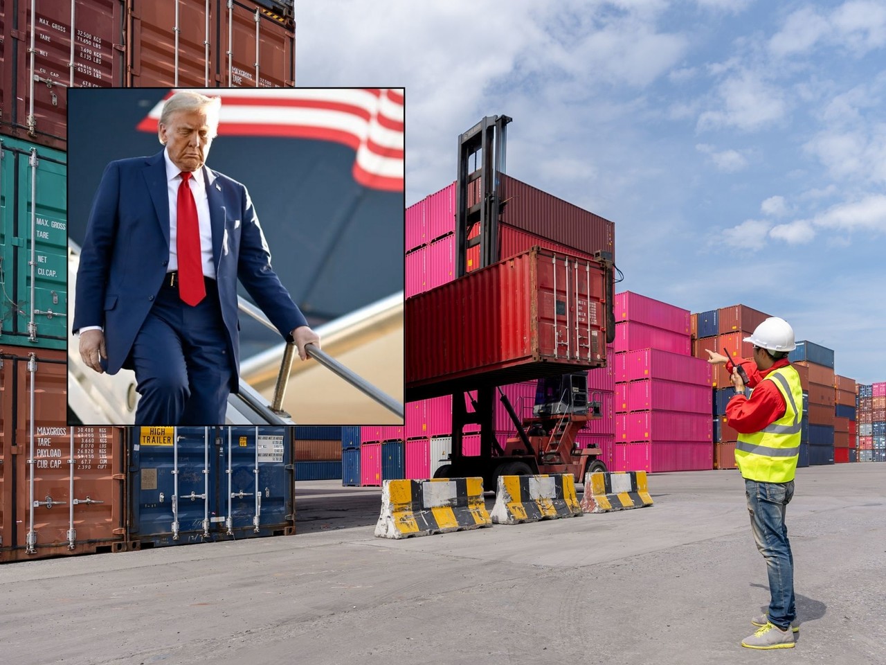 Este miércoles se publicó que Donald Trump declararía una emergencia económica nacional, lo que seria la puerta para aplicar aranceles a México.- Fuente @realdonaldtrump y Canva