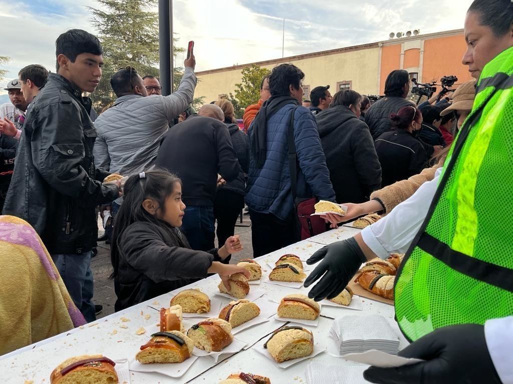 Rosca de Reyes en Saltillo. Foto de Marco Juárez.