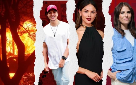 VIDEO | Eiza González, Vadhir Derbez y los famosos mexicanos que sufren los incendios en California