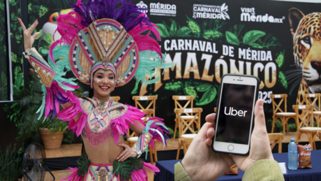 Llega a Ciudad Carnaval de Mérida 2025 en Uber ¿Cuánto cuesta el viaje?