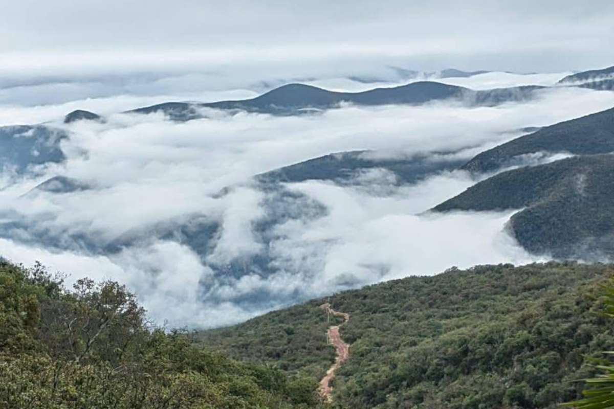 Sierra Madre Oriental en Ciudad Victoria, Tamaulipas. Foto: redes sociales