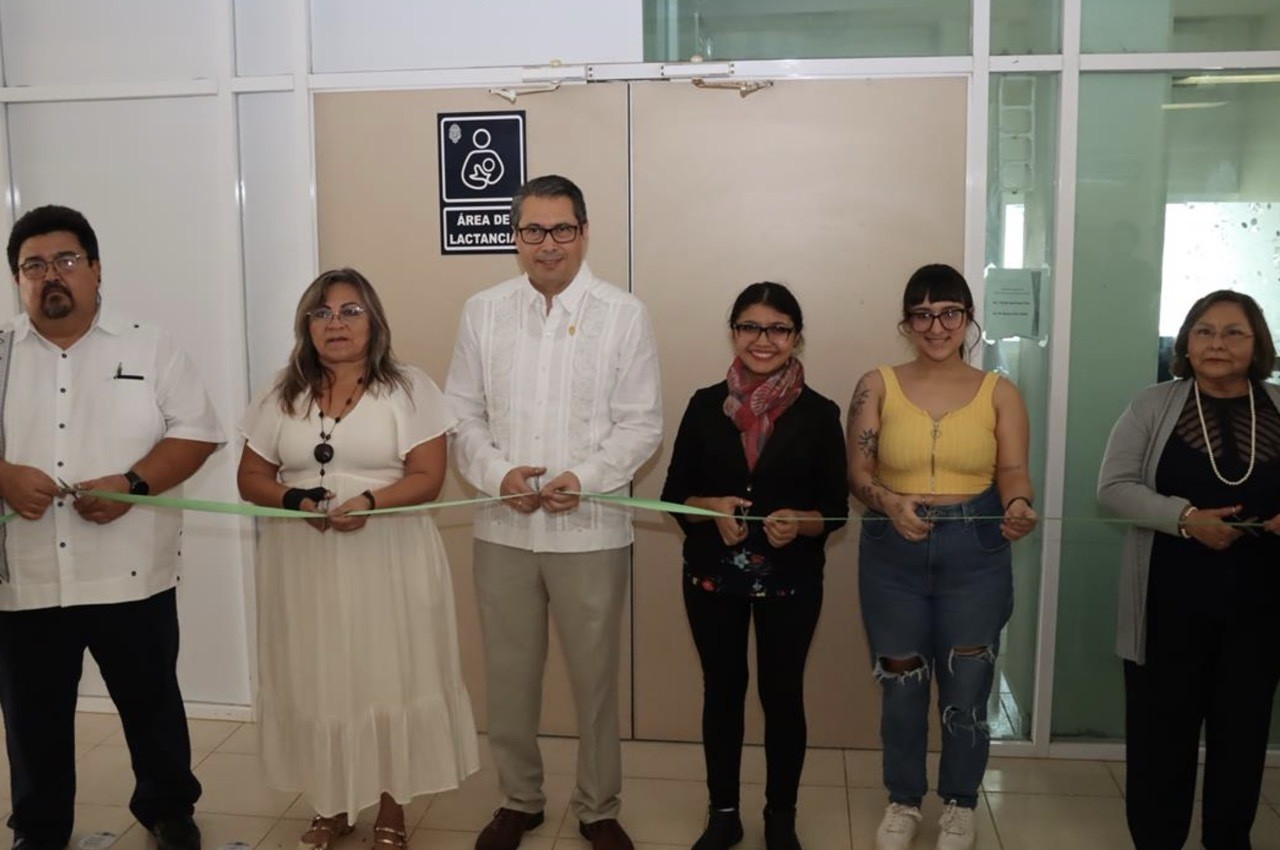 La Facultad de Química de la UADY cuenta con un nuevo espacio de lactancia para beneficio de las estudiantes y trabajadoras del plantel.- Fuente UADY