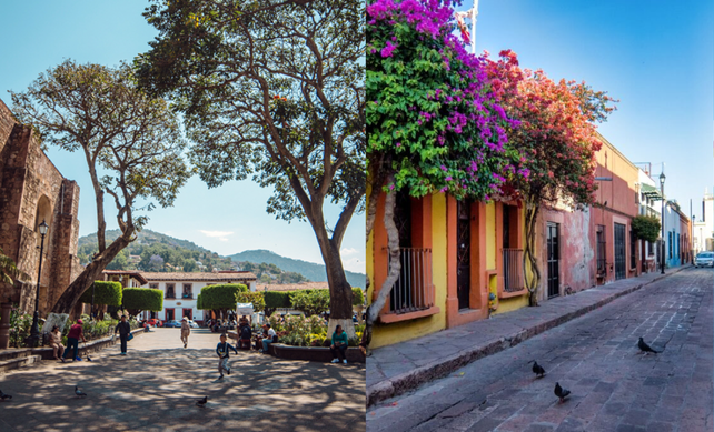 Lugares de Querétaro y Valle de Bravo Foto: Sectur editada en canva