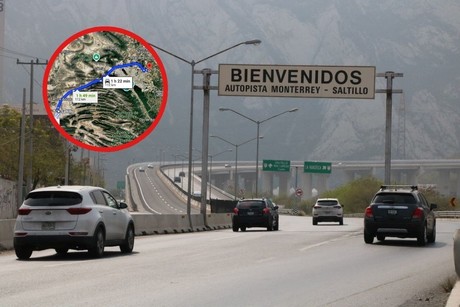 ¿Cuánta gasolina necesitas para viajar de Saltillo al Aeropuerto de Monterrey?