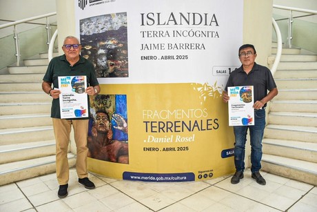 Mérida Fest 2025: Artistas visuales yucatecos presentan colecciones terrenales abstractas