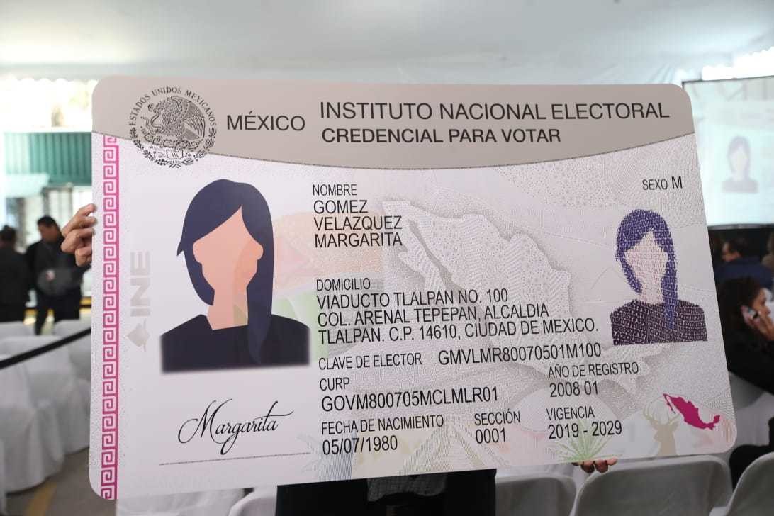 Credencial para votar. Foto: INE