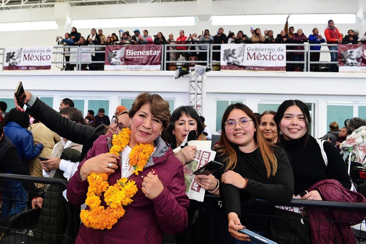 Las mujeres del Estado de México fueron las primeras beneficiarias al arrancar el 2025. Imagen: GEM