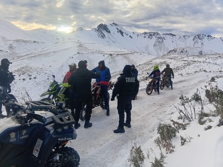 Aplican operativo 'Visitante Seguro', así funciona en volcanes de Edomex