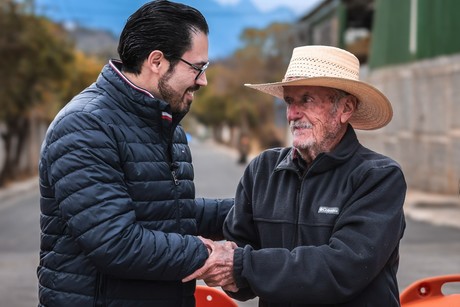 David de la Peña mejora infraestructura vial de Santiago en la comunidad San José