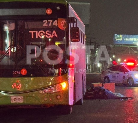 Motociclista choca contra camión en Guadalupe y muere al instante