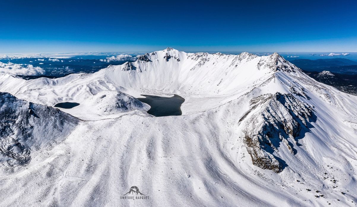 Cierran el Nevado de Toluca por condiciones climáticas extremas. Foto: @enriquebarquet