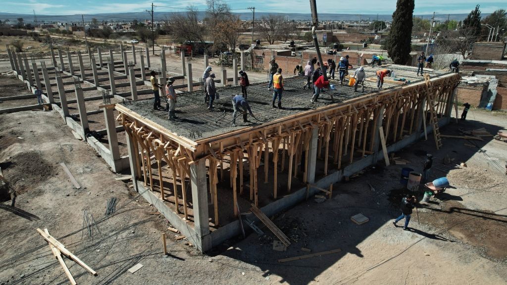 Construcción del nuevo Hospital del Niño 460.  Foto: Cortesía.