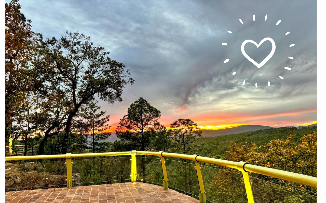 Este maravilloso lugar tiene vistas increíbles al bosque. Foto: Facebook Molinillos Mountain Resort.