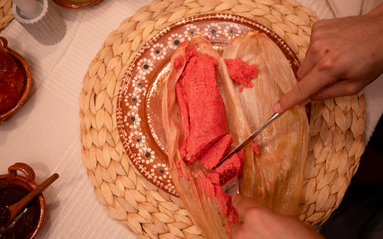 El tradicional tamal de dulce del Día de la Candelaria. Foto: Canva