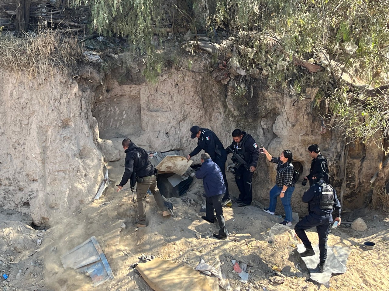 Se han realizado distintos operativos para localizar cuevas en Saltillo. (Fotografía: Leslie Delgado)