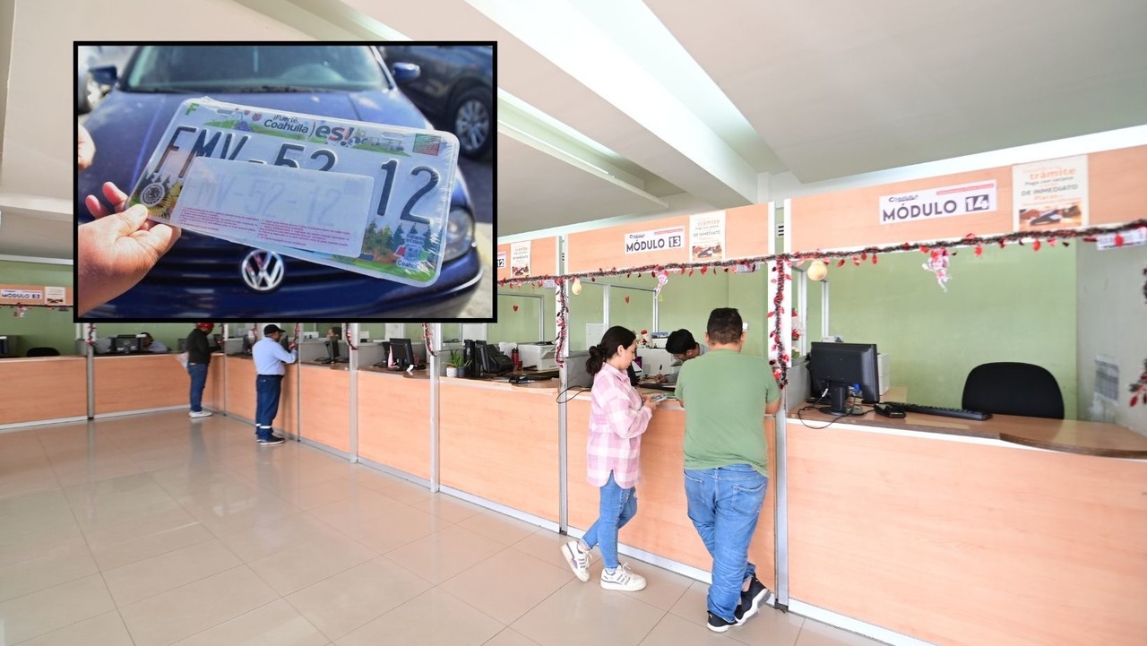 Hay cinco módulos en Torreón para pagar las placas vehiculares. (Fotografía: Gobierno de Coahuila)