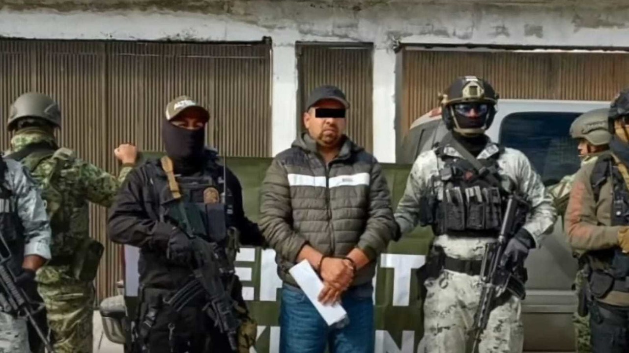 Samuel 'N', el sujeto detenido con fentanilo y armas en Durango, fue identificado como parte de un grupo delictivo con origen en Sinaloa. Foto: Especial.