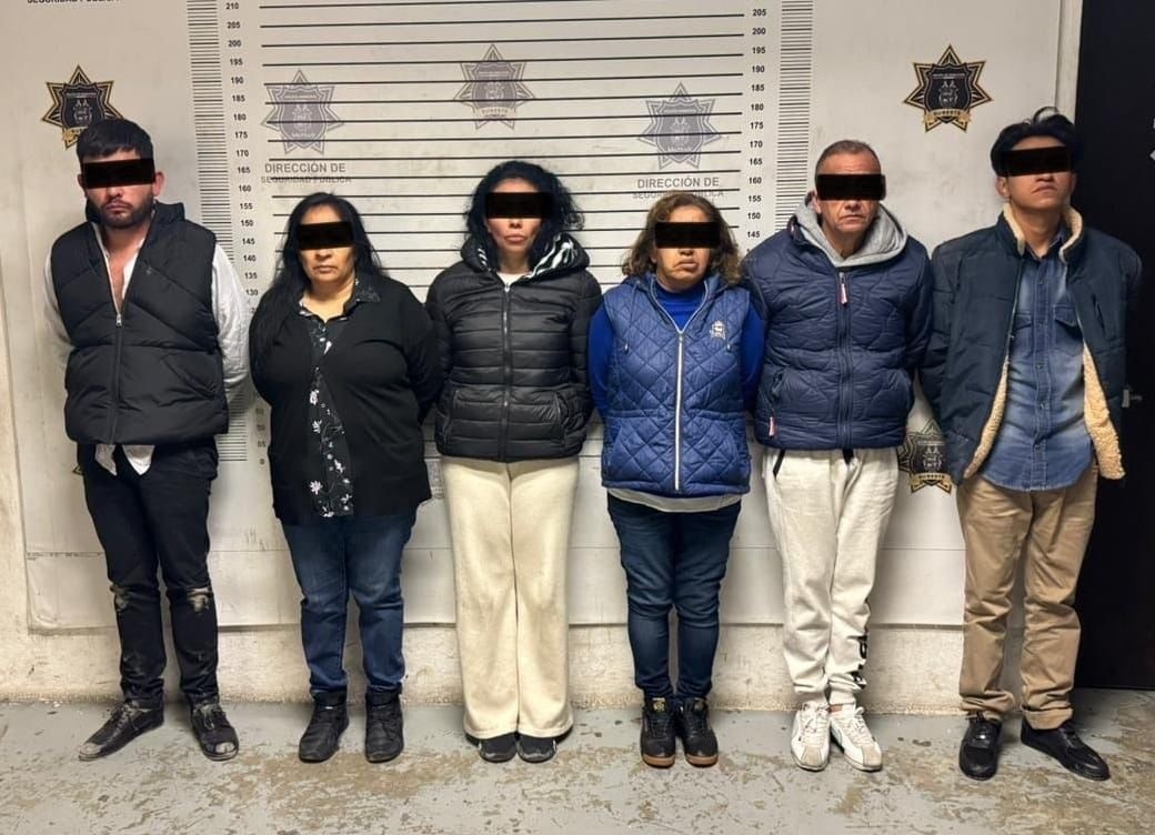 Hubo seis detenidos por robo. (Fotografía: Policía Saltillo)