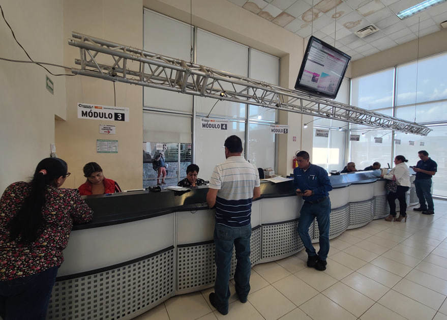 Los ciudadanos también pueden pagar en las oficinas locales de Recaudación de Rentas. (Fotografía: Édgar Romero)