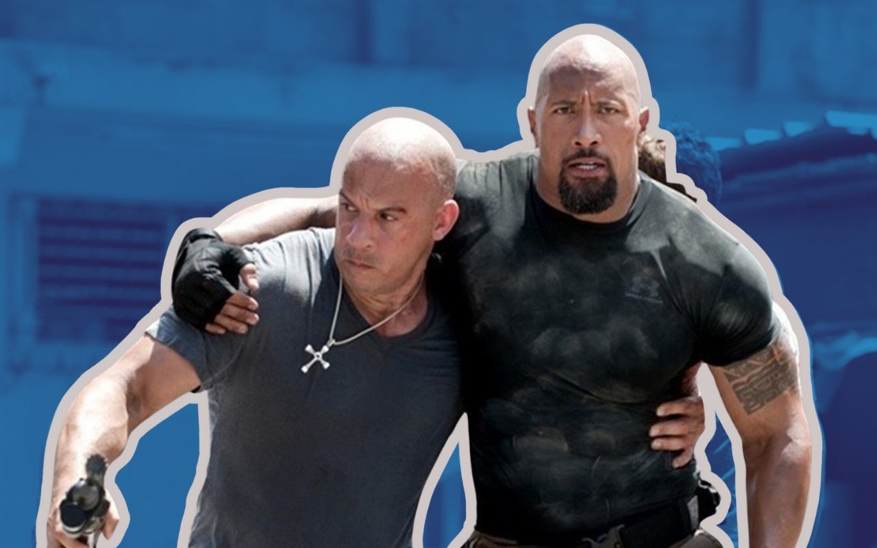 Vin Diesel decide terminar con la pelea de egos que tenía con 'The Rock'. FOTO: CANVA/Universal Pictures