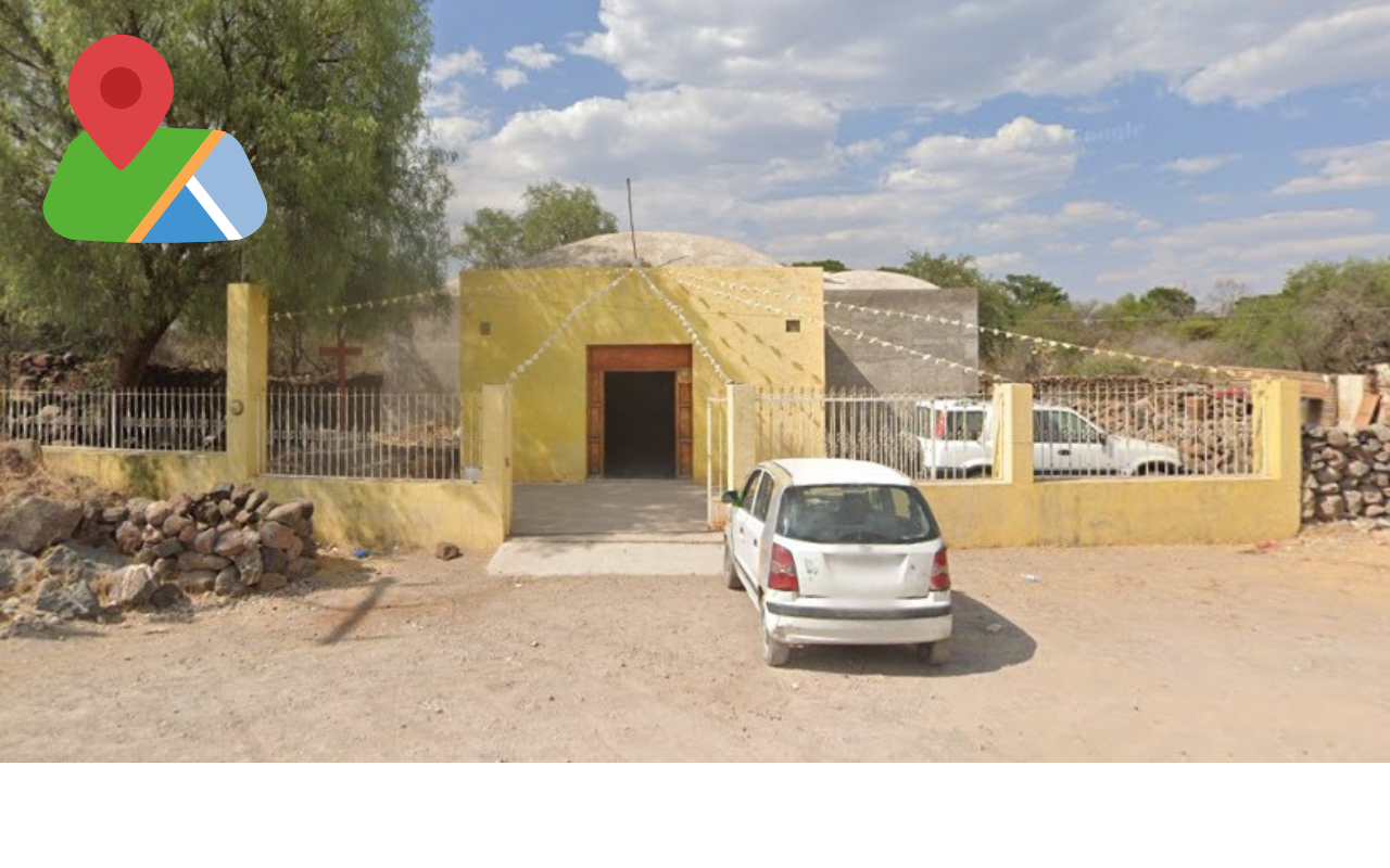 Este templo dedicado al Niño Fidencio se encuentra en Nombre de Dios. Foto: Google Maps.