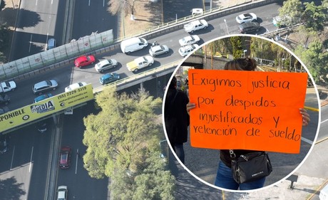 VIDEO | Bloqueo en Periférico: trabajadores denuncian despidos injustificados