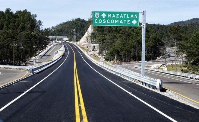 La Supercarretera Durango-Mazatlán. Foto: Durango Oficial.