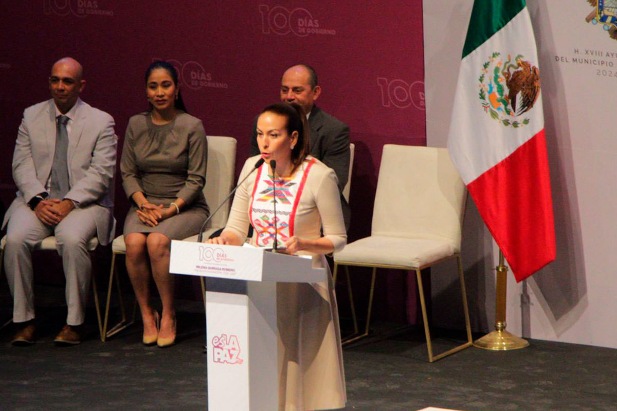 Informe por los primeros 100 días de trabajo de Milena Quiroga. Fotografías: Alberto Cota.