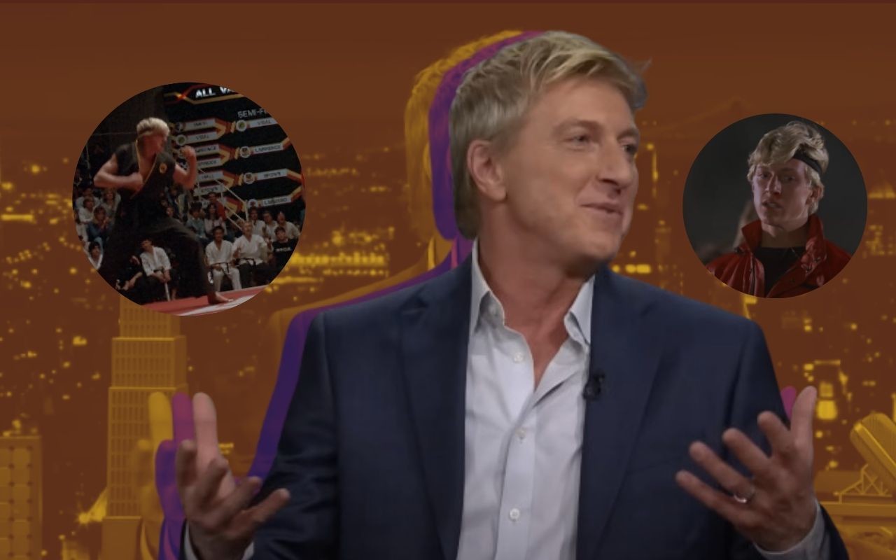 William Zabka contó como fue ver por primera vez 'Karate Kid' junto a una gran audiencia. FOTO: CANVA/YouTube: The Tonight Show Starring Jimmy Fallon, Box Office, Scene Film/Sony Pictures Entertainment