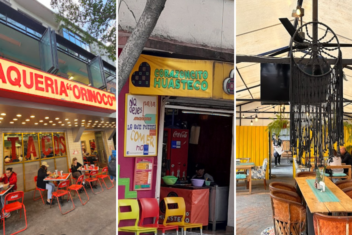 Restaurantes baratos en CDMX, según Meta AI.    Foto: Google Maps, editada en Canva.