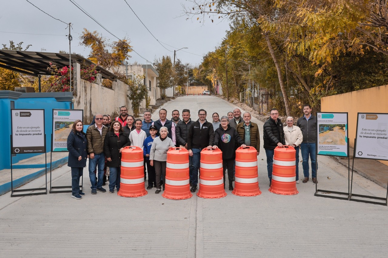 El Alcalde David de la Peña destacó que estas obras representan un avance significativo en la seguridad y calidad de vida de los habitantes de Santiago. Foto: Gobierno de Santiago.