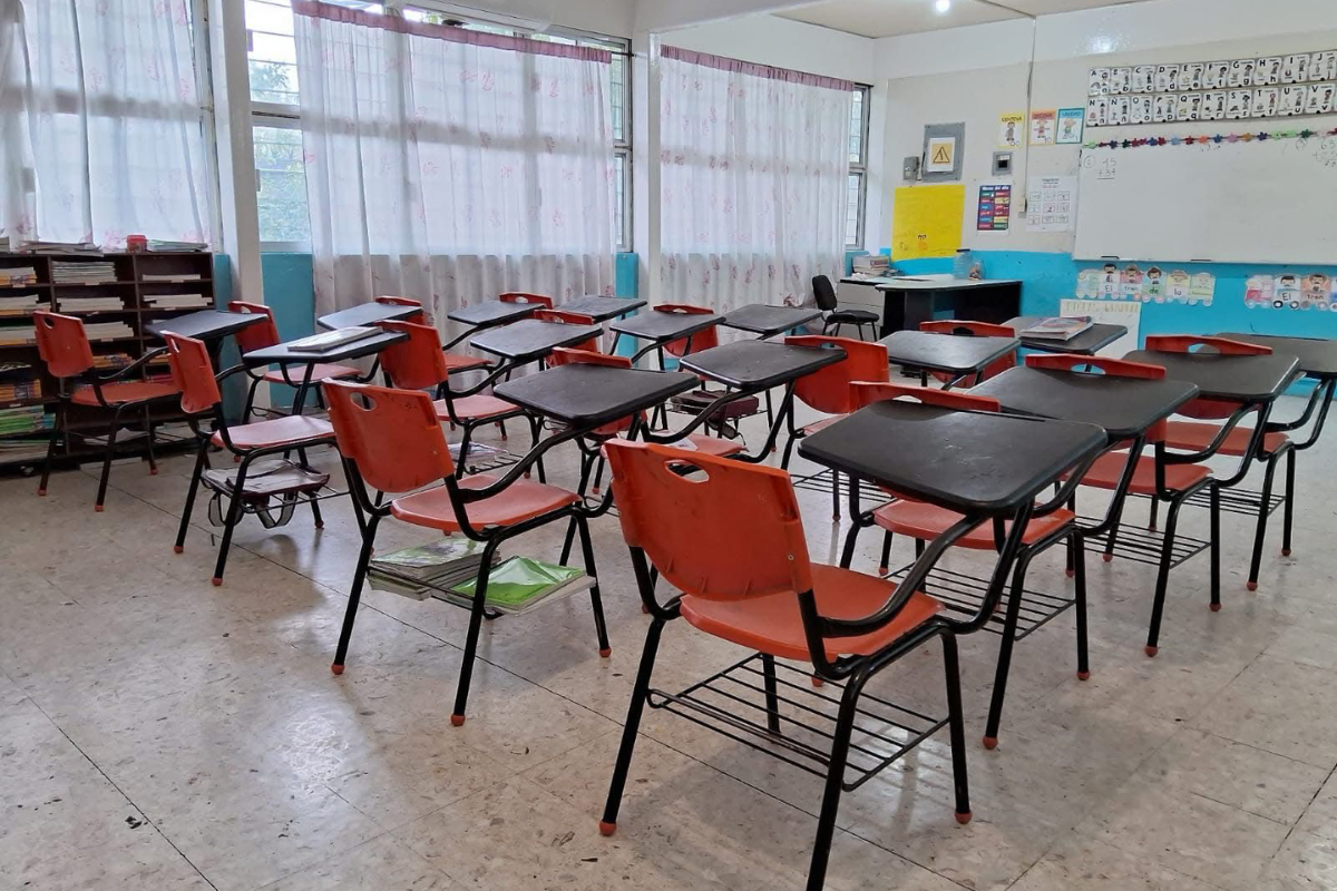 La suspensión de clases se amplió a la región centro y el altiplano de Tamaulipas debido al pronóstico de temperaturas bajo cero. Foto: Carlos García