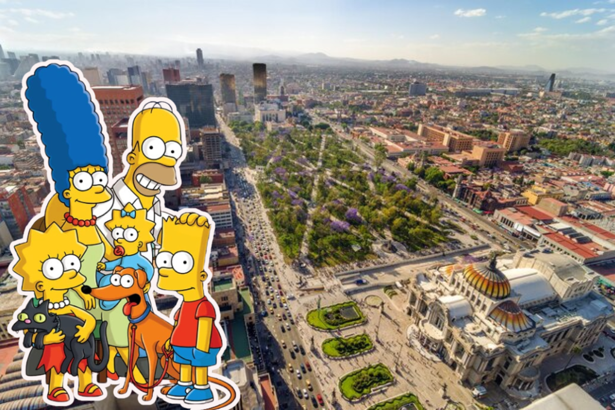 Los Simpson en CDMX Foto: Freepik, IG/thesimpsons, editado en Canva.