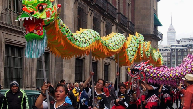 Desfile de Año Nuevo Chino Foto: Ciudad Secreta, editada en canva