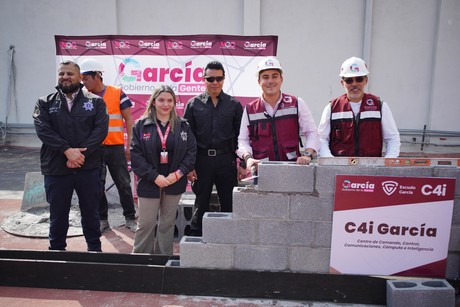 Manuel Guerra Cavazos cumple su compromiso: inicia construcción del C4i en García