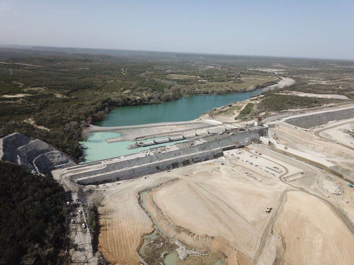 Presa Libertad actualmente Foto: Cortesía Gobierno del Estado de Nuevo León