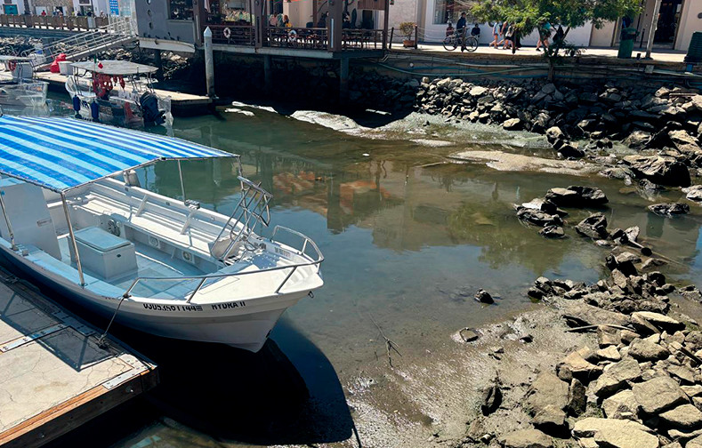 Marea baja en Cabo San Lucas. Fotografías: Irving Thomas.