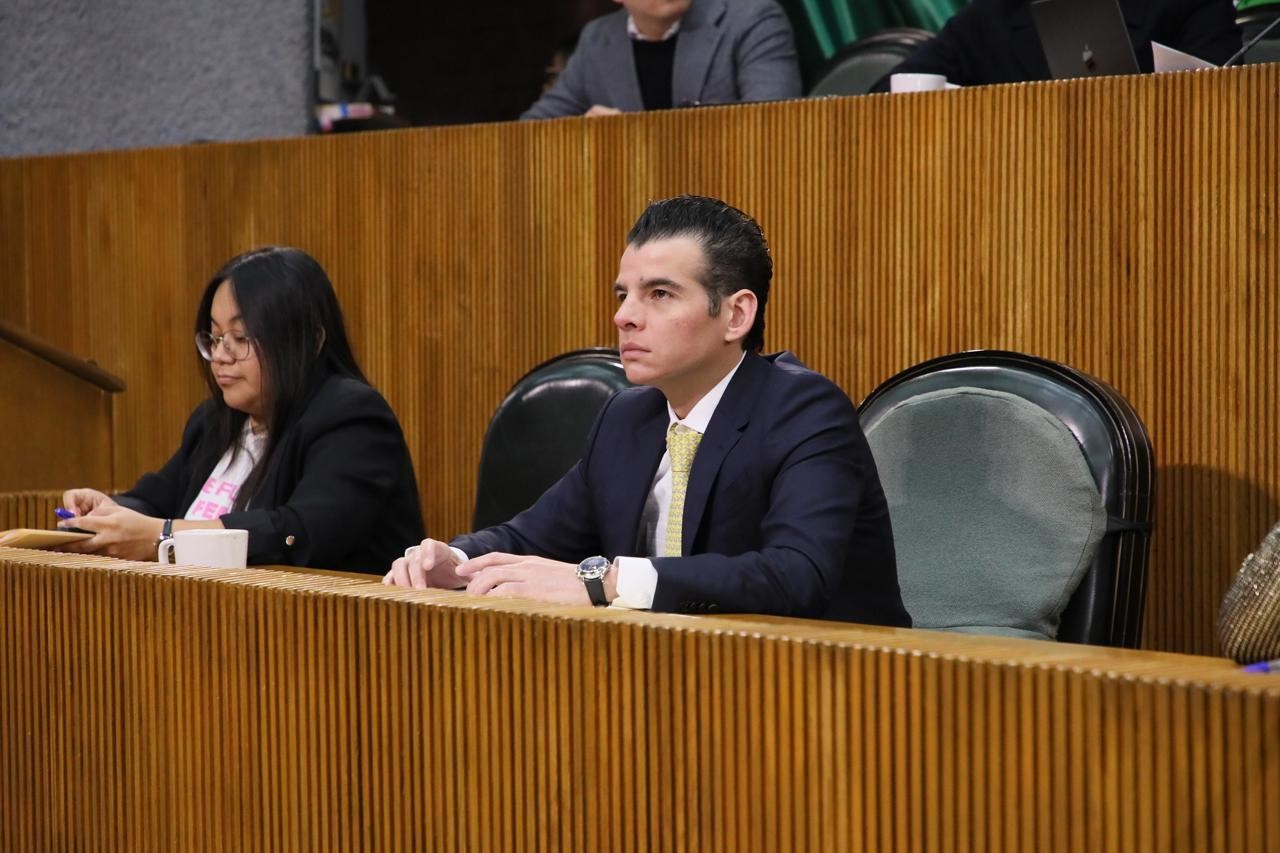 Miguel Flores, Coordinador de la fracción legislativa de Movimiento Ciudadano. Foto: Armando Galicia