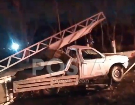 VIDEO | Impactante choque y volcadura en la autopista a Reynosa deja 4 heridos