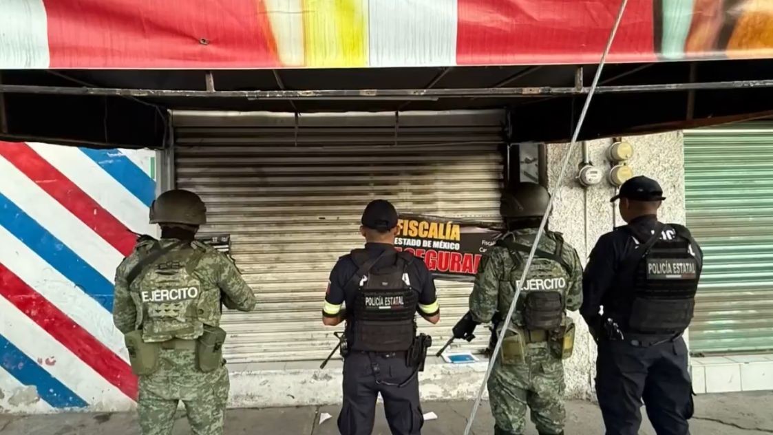 Clausuran 312 barberías y estéticas en operativo Atarraya: gremio anuncia protestas. Foto: @FiscaliaEdomex