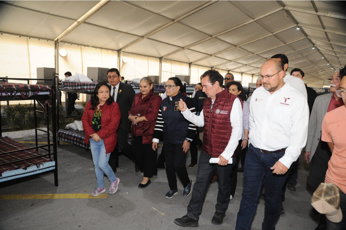 En Tamaulipas fueron instalados tres Centros de Atención a Migrantes ubicados en Nuevo Laredo, Reynosa y Matamoros. Foto: Carlos García