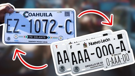 Placas vehiculares en Coahuila, ¿cuánto cuesta cambiar placas a Nuevo León?