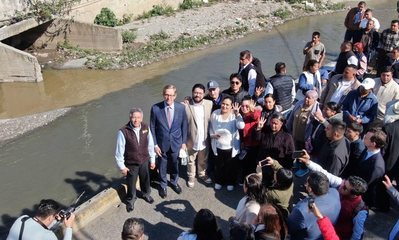 Gobierno de Naucalpan, encabezado por el presidente Isaac Montoya, firmó un acuerdo con la Embajada del Reino. Imagen: GEM