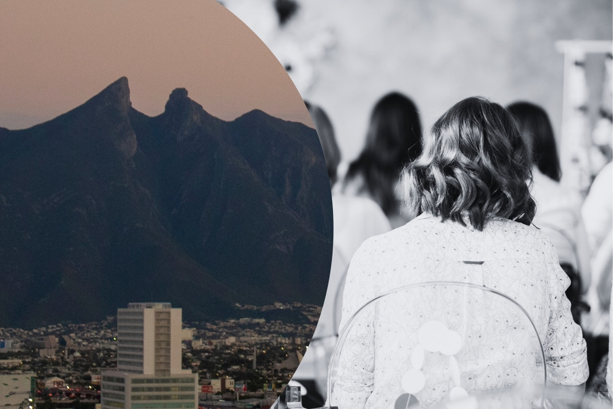 Cerro de la Silla y una mujer. Foto: Canva